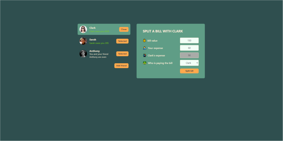 Link to eat-n-split project