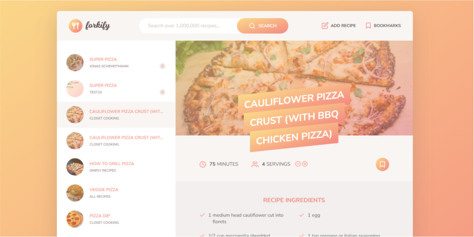 Link to forkify project