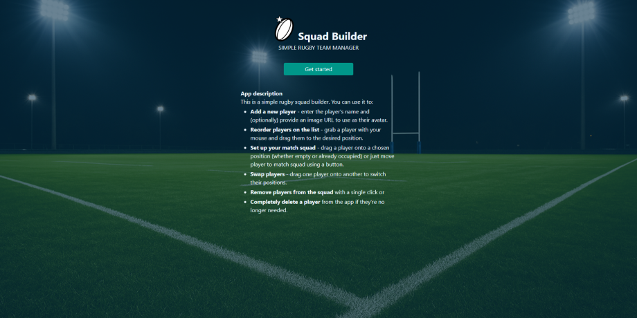 Link to team-list project